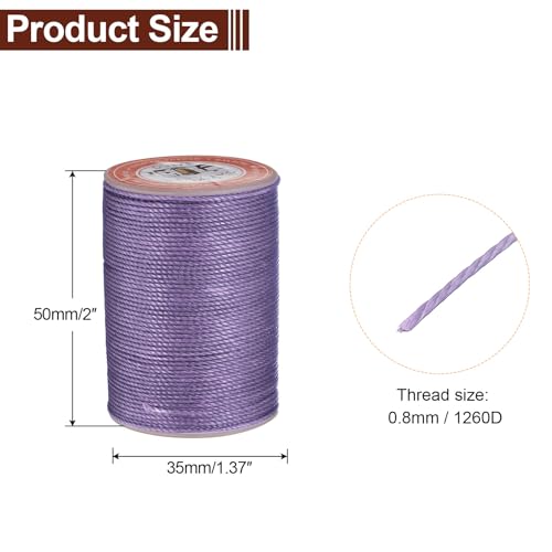 Round Leather Sewing Waxed Thread