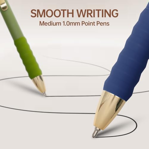 Ballpoint Pens Black Ink Medium Point 1.0mm (12 Count)