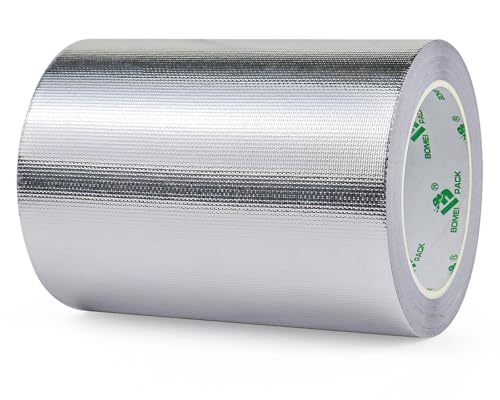 Adhesive Aluminum Foil Heat Shield Tape 1 Pack 6inch x 66ft (66 Foot)