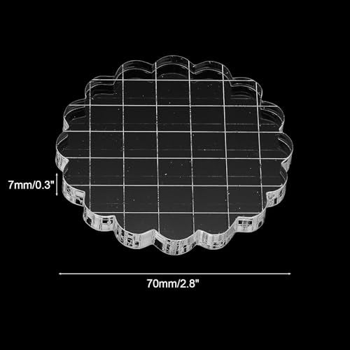 2.8" Acrylic Stamp Block (6 Count)