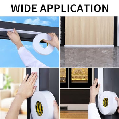 White Foam Tape Weather Stripping Sealing Sponge