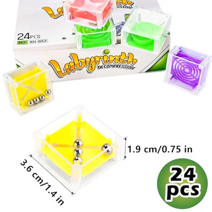 24 Pcs Balance IQ Maze Game Toy Set (24 Count)