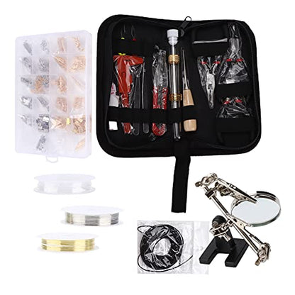 Jewelry Making Set with 3 Pliers