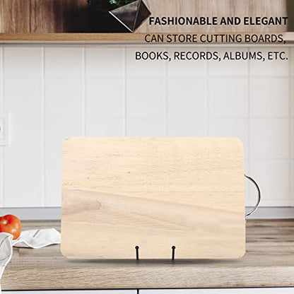 8 Inch 5 Pack Black Metal Display Stands Plate Stand Plate Holder Display Stands for Picture