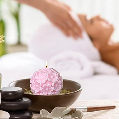 Chrysanthemum Ball Candle Soap Mold Daisy Flower Silicone Mold for Fondant