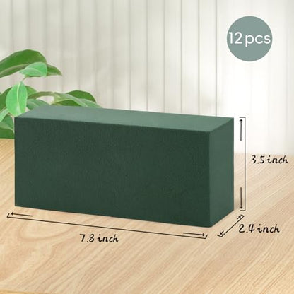 12 Pcs Wet & Dry Floral Foam Blocks