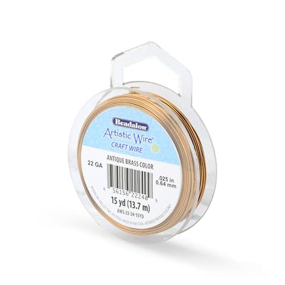 22 Gauge Tarnish Resistant Colored Copper Craft Wire (45 Foot)