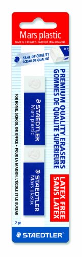Mars Plastic Vinyl Erasers (2 Count)