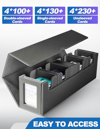 Card Deck Box for MTG with Commander Display