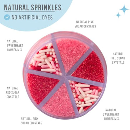 Valentines Dye Free Sprinkles (2.75 Ounce)