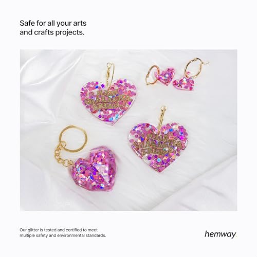 Resin Glitter Rose Pink Holographic 100g Super Chunky (3.5 Ounce)