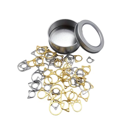 30PCS Cat Stitch Marker Knitting Stitch Markers Metal Crochet Markers Ring Crocheting Accessories for Weaving