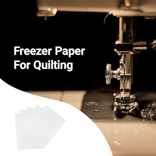 100 Pcs Freezer Paper for Quilting 8.5 x 11 Inch Quilter Freezer Paper Sheets for DIY Projects Handmade Tailor Applique & Sewing Projects (100 Count)