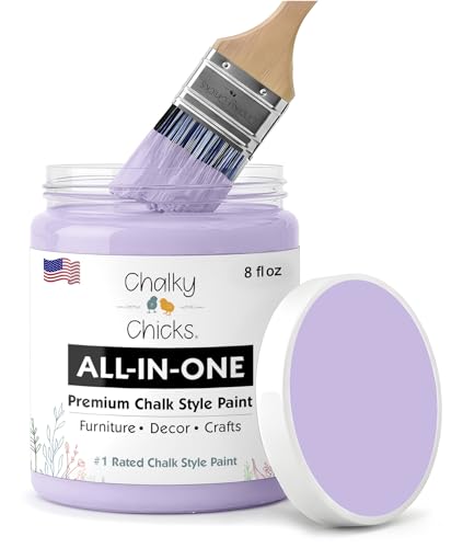 Sweet Lilac 8 Fl Oz Chalk Paint for Furniture All in One