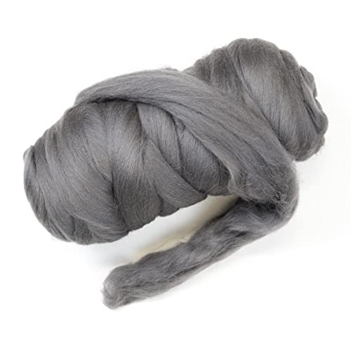 Colored Natural Wool roving (16 Ounce)