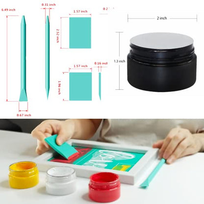 Chalk Paste Paint for Christmas Stencils Set 20 Pcs (20 Count)