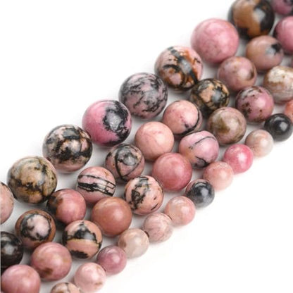 90pcs Adabele Natural Rhodonite Gemstone 4mm (90 Count)