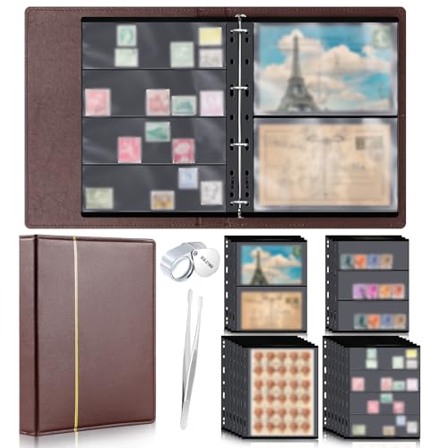 Stamp Collecting Album Binder Kit for Collectors