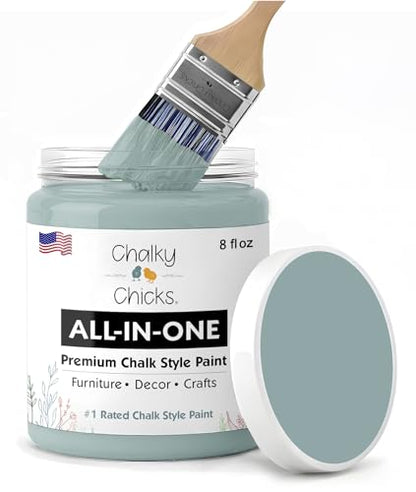 Stormy Seas 8 Fl Oz Chalk Paint for Furniture All in One