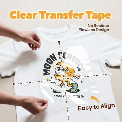 Heat Transfer Mask & Heat Transfer Paper for Light Fabric (20 Count)