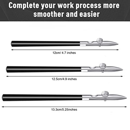 6 Pieces Art Ruling Pen 3 Sizes Masking Fluid Pen and 50 x 35 x 5 mm Glue Residue Eraser (3 Count)