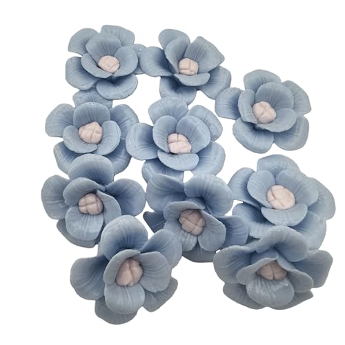 10 PCS 3D Flower Ceramics Mosaic Tiles (8 Ounce)