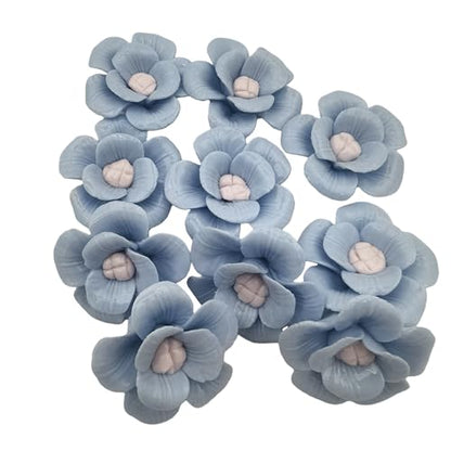 10 PCS 3D Flower Ceramics Mosaic Tiles (8 Ounce)