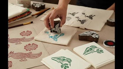 Craftsofindia® Set of 4 Birds Shaped Premium Hand (4 Count)
