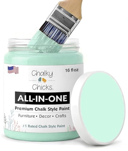 Wintergreen 16 Fl Oz Chalk Paint for Furniture All in One