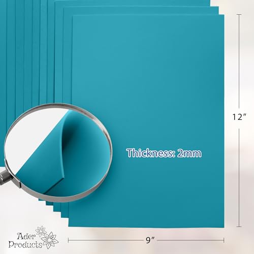 Light Blue EVA Foam Sheets for Crafts