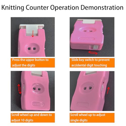 2 Pieces Knitting Counters