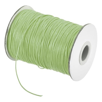 Waxed Cord 1mm Waxed Polyester Cord 175 Yard Wax String for Bracelet Making