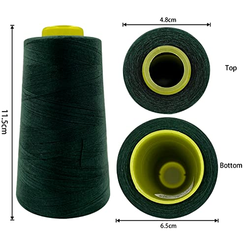 4 Cones of 3000 Yards Each Spool Thread for All Purpose