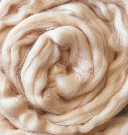 Colored Natural Wool roving