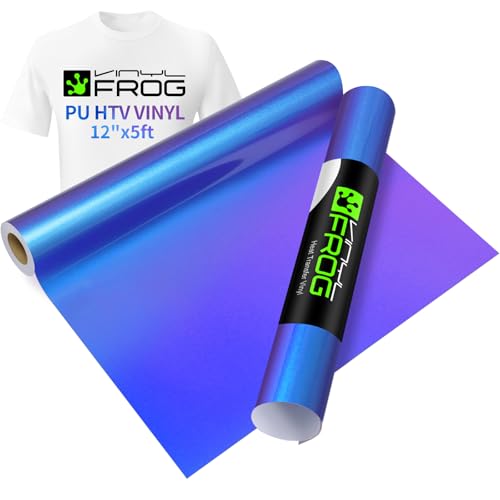 Chameleon Heat Transfer Vinyl Roll 12" x5ft Gradient HTV Vinyl