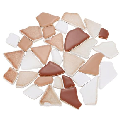 500g 1.1LB Irregular Ceramics Mosaic Tiles