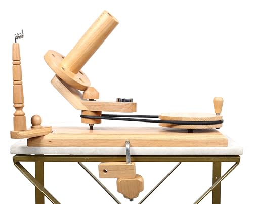 Yarn Winder Large Handcrafted Wooden Ball Winder for Knitting