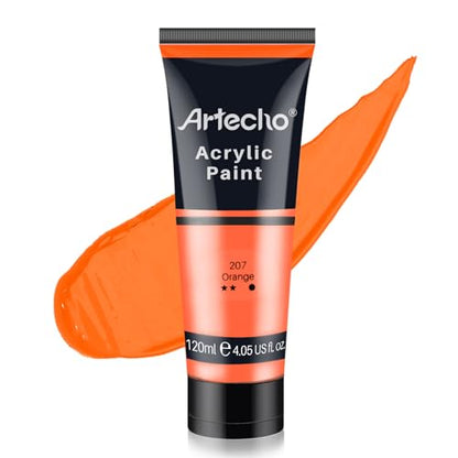 Orange Acrylic Paint (4.05 Fl Oz)
