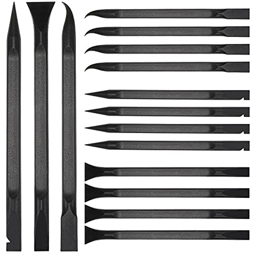 18 Pcs Carbon Fiber Plastic Scrapers Cleaning Tool Non (18 Count)