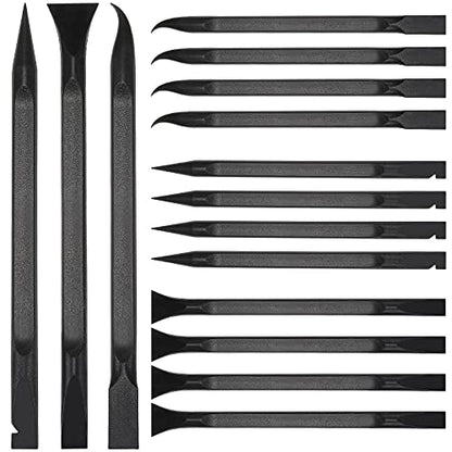 18 Pcs Carbon Fiber Plastic Scrapers Cleaning Tool Non (18 Count)