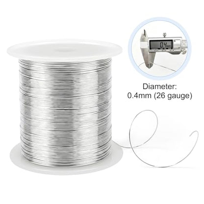 328ft 26 Gauge Jewelry Wire Copper Bendable (328 Foot)