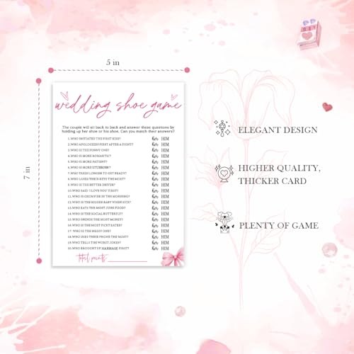 Bridal Shower Game Cards