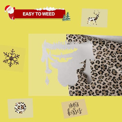 Leopard HTV Heat Transfer Vinyl Rolls