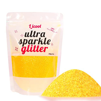100g 3.5oz Pack Iridescent Rainbow Fine Glitter for DIY Craft