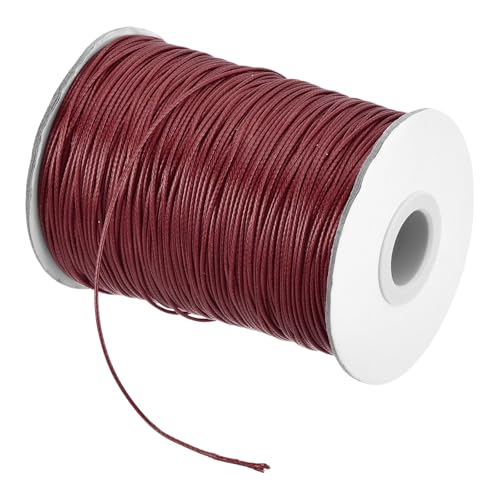 Waxed Cord 1.2mm Waxed Polyester Cord 175 Yard Wax String for Bracelet Making