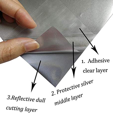 Reflective Dark Grey HTV Rolls Heat Transfer Vinyl
