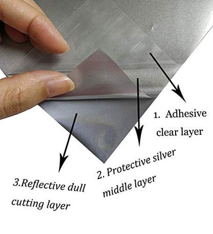 Reflective Dark Grey HTV Rolls Heat Transfer Vinyl
