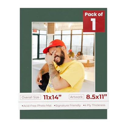 11x14 Mat for 8.5x11 Photo