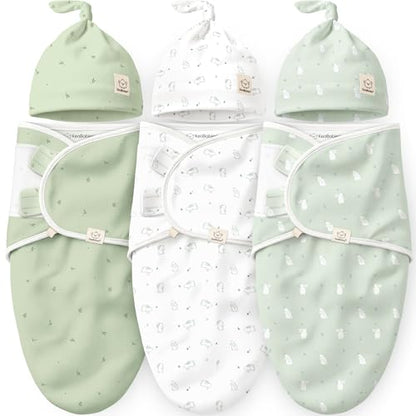 3pk Organic Swaddles for Newborns Girls (3 Count)