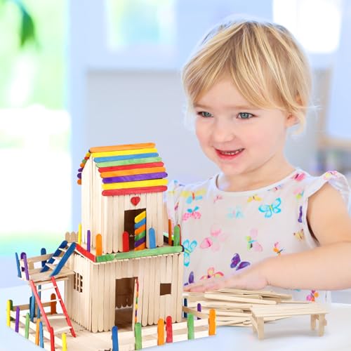 2000Pcs 4.5" Popsicle Sticks (2000 Count)